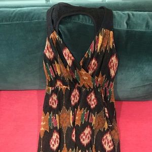 Free People Midi-Dress With Faux Wrap Skirt!